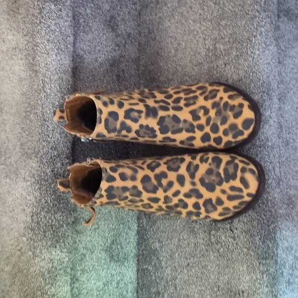 Aqua college leopard suede boots - Picture 2 of 8